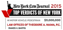 New York Law Journal - Top Verdicts of New York in 2015